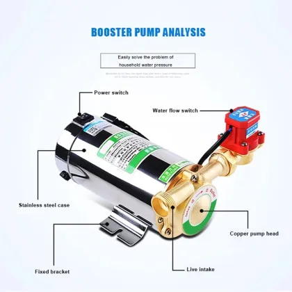 Domestic Water Booster, Electric Irrigation Pump, and Water Heater with Pump Booster: 220V, 50Hz, 2860R/min