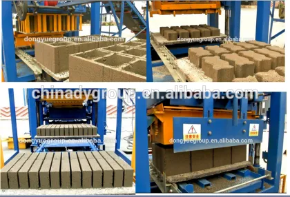 2016 dongyue qt4-24 new cement block machine