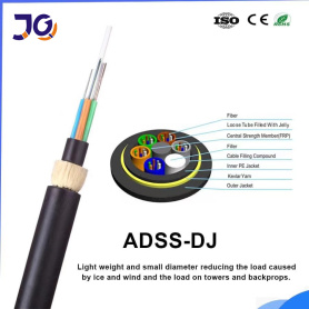 self supporting aerial fiber cable