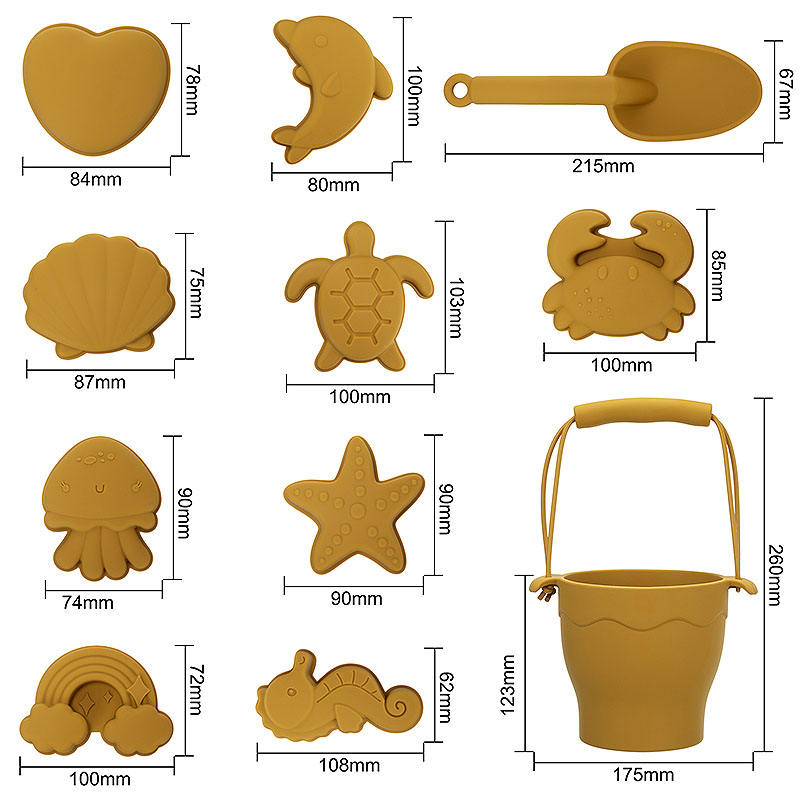 silicone beach toys MFZ-G005