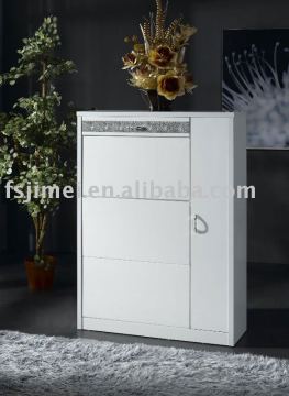 modern MDF panel high glossy shoes Cabinet