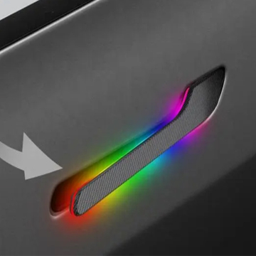 Smart Colorful LED Ambient Light for Tesla Model 3/Y - Automatic Electric Door Handle