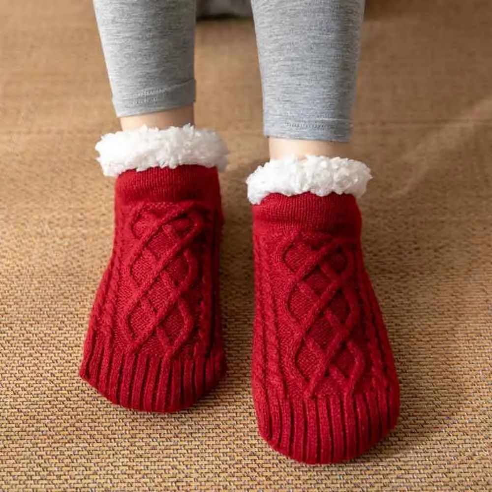 Knitted Fleece Lined Socks