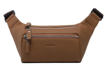 Classic Casual Genuine Leather Waist Bag (113-80901)