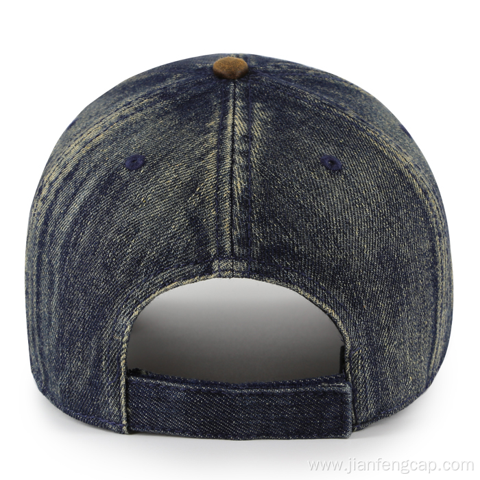 demin structured washed vintage baseball caps