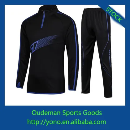 New design long sleeve football jersey&full length pants