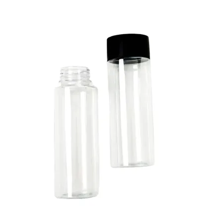 Custom Printed OEM 750ml PET Beverage Bottles for Juice - 10oz, 16oz Round VOSS Bottles