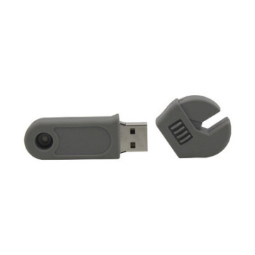 Best Selling PVC Wrench Shaped USB Flash Drive