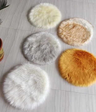 Soft Textured Woolen Rugs, Bed Coverings, Sofa Pillows, and End Table Mats for a Cozy Bedroom Decor