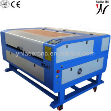 YN1610 laser cutter for mdf/die board/fabric/acrylic