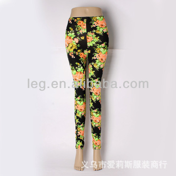 lady cat print leggings
