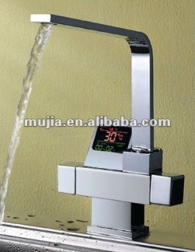 2012 Digital Taps Display Faucet Waterfall Mixer