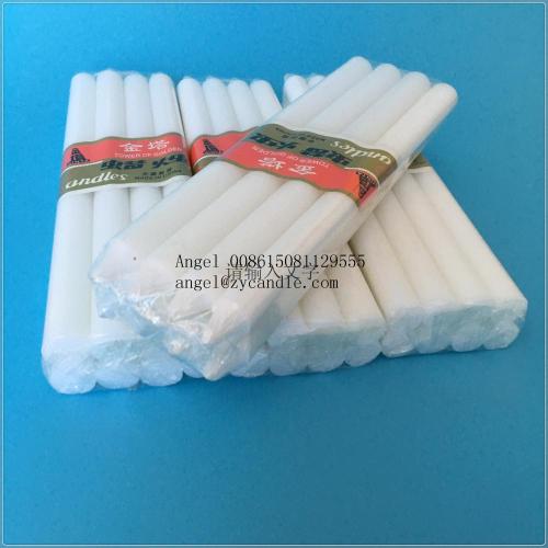 wholesale white household candle pruduce by Chinese