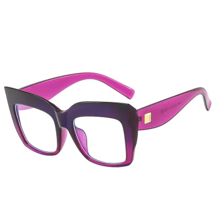 Large Frame Anti-Blue Light Prescription Glasses for Women