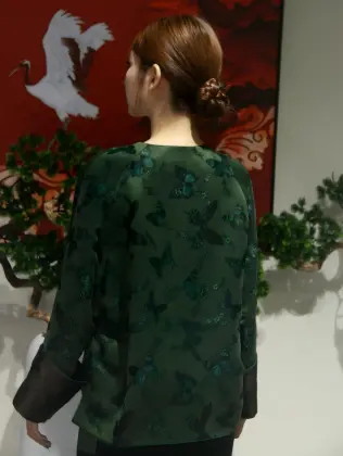 dark green top women