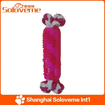Safe Pet Dog Chewing TPR & Rope Toys Lucky Dog Toy Products