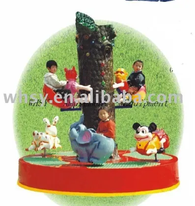 Amusement equipment kiddy rides rotating series-animal paradise