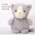 Cute light purple kitten plush toy