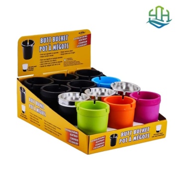 Cinzeiro elegante de grande capacidade para uso doméstico