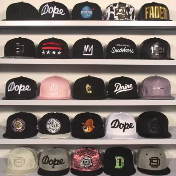 Custom Waterproof 7 Panel Snapback Hats with Laser Perforated Design