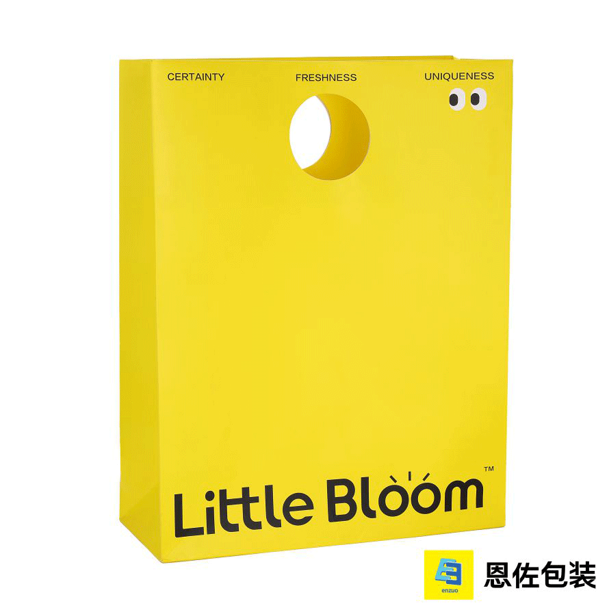 Sac d'emballage portatif élégant à trou rond