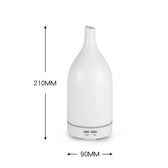 White Ceramic Ultrasonic Aroma Essential Oil Scent Diffuser
