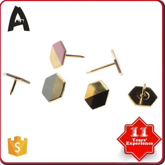 Great durability custom metal lock safety push pins