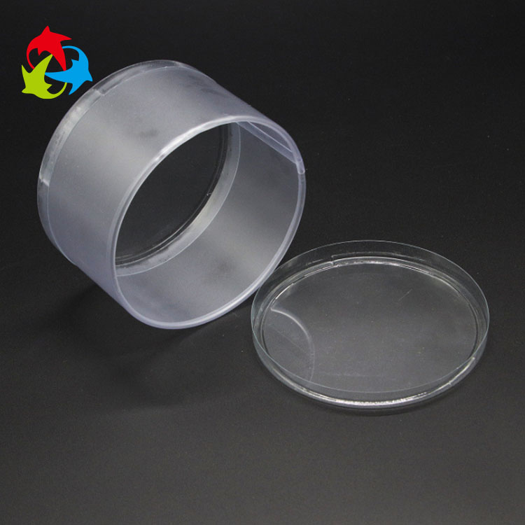 Transparent small round clear plastic cylinder box