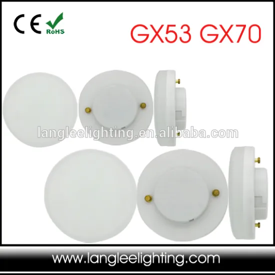 LED GX53 spot downlight Spot Lamp Metal SET 230V Ceiling Recessed Spotlights