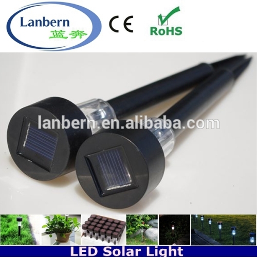 2015 Promotion Plastic Waterproof Outdoor Stake Solar Garden Lighting