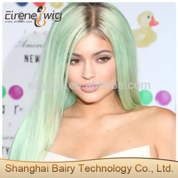 Eirene Fashion medium fluorescent color lace human hair Wigs for Women