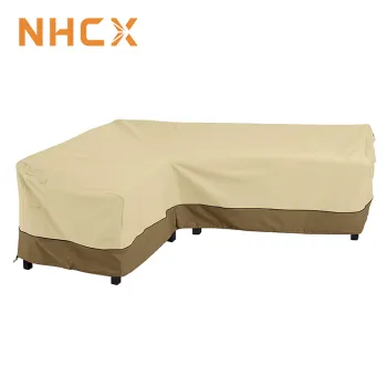 NHCX Garden L Shape Sofa Furniture Cover for Patio Sectional Sofas