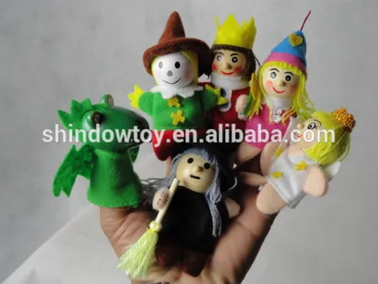 Plush finger puppet fairy tale toy little prince puppet toy