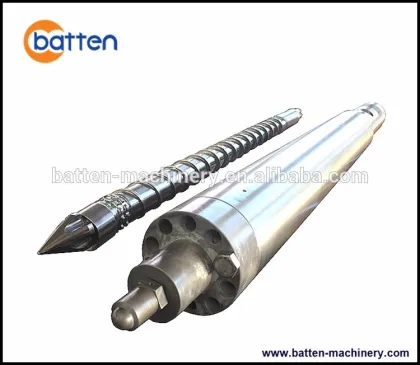 Plastic injection machine Harden hvof screw barrel