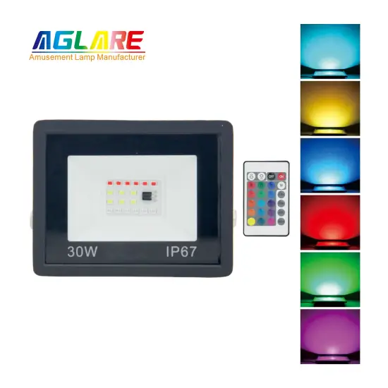 IP67 Waterproof RGB Flood Lights - 30W LED Outdoor Flood Light