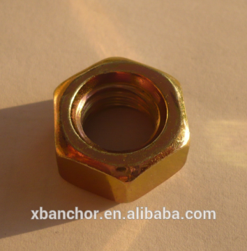 din934/ 4.8grade nut M10/ with zinc palted fastener made in hebei handan