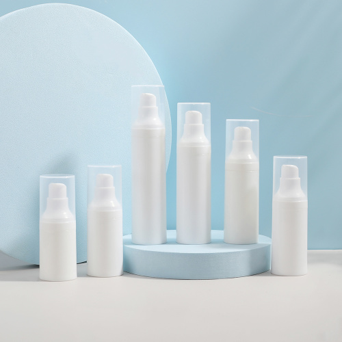 Liquid Airless Bottle Wholesale Frosted White Airless Bottles for Travel Lotion Factory