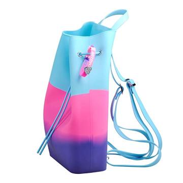 Mochila de silicona personalizada con correa ajustable