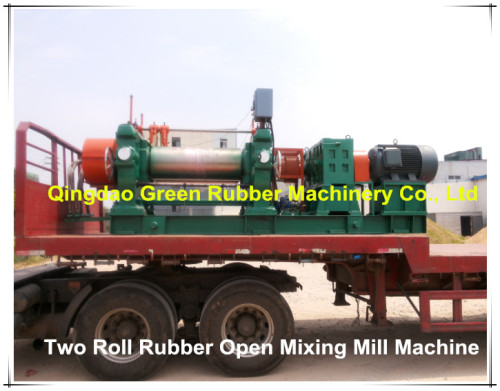 Open Rubber twee rollen Mixer molen Machine