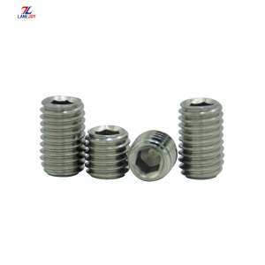 DIN916 304 stainless steel machine screw headless screw