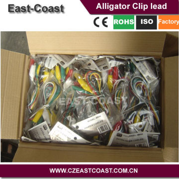 10Pcs alligator clip battery cable