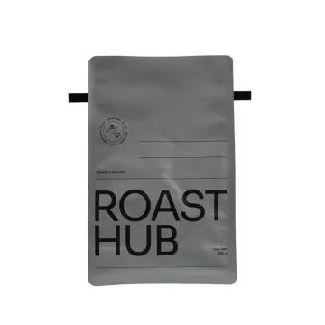 Custom 12 Ounce Mylar Coffee Bags With Degassing Valve