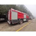 Water Foam Powder Combined Fire Fighting Truck