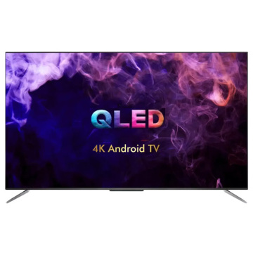 65-inch 4K QLED Ultra HD Smart Android TV with Full Screen Network and Voice Control