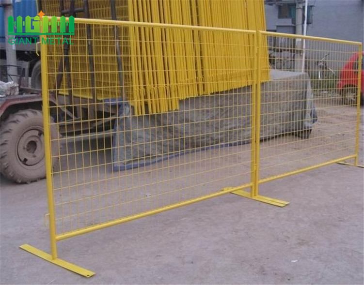 Canada popular galvanized Temporary Fence for residentional