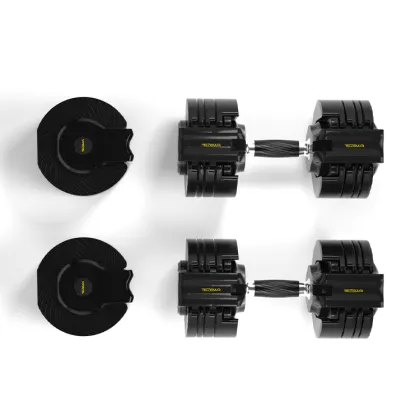 Adjustable Dumbbell Set with Stand - Tezewa Fitness Equipment in Stock