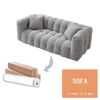 Modern Simple Vacuum-Compressed Cotton Candy Sofa for Living Room Furniture