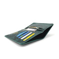 Luxus individuell bedruckte Leder Reisebrieftasche Passdecke