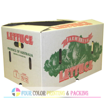 Fresh Lettuce Vegetable Waxed Box (WB-1003)