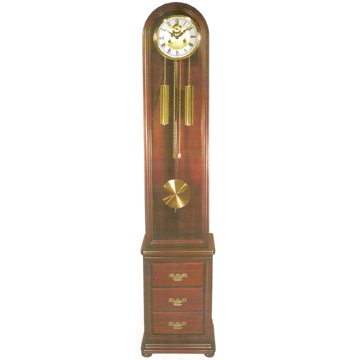 CE and RoHS Wooden Mechanical Floor Clock (M-405)